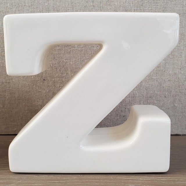 A Z Glazed Pottery Bookends A Pair Chairish