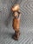 Hand Carved African Tribal Wooden Man With Drum on Head For Sale - Image 4 of 6