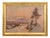 Sunset on the Snow, 1900s, Oil on Panel For Sale