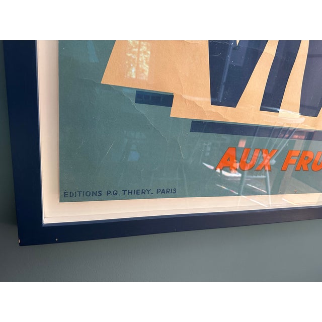 Large French Vivor Advertising Lithograph Poster by Pierre Gabriel, 1950 For Sale - Image 14 of 18