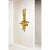 RS400 Wall Lamp in Woven Satin Brass by Daluce For Sale - Image 6 of 8