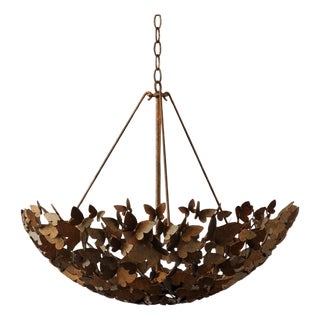 Tobacco Butterfly Dish Light For Sale