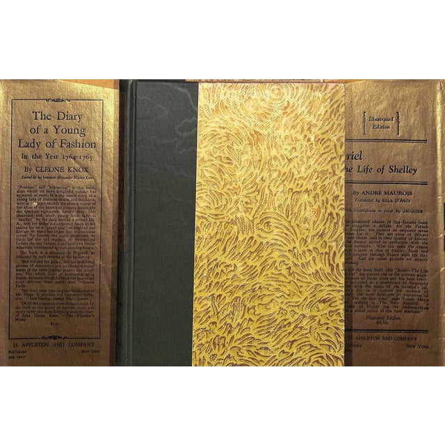 KNOX, Cleone [249] pp. D. Appleton and Company 1926 8 1/2" x 5 3/4" Jacket design by Elinore Blaisdell An imaginary diary...