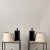 Large 'Cuatrolados' Blackened Steel Lamps With Custom Parchment Shades - a Pair For Sale In Los Angeles - Image 6 of 8