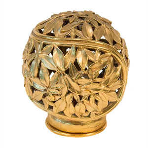 Gilt Bronze Night Light by Robert Goossens, 1970s