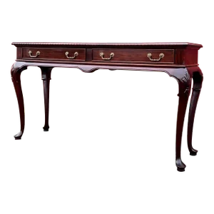 Century Furniture Queen Anne Mahogany Console / Sideboard
