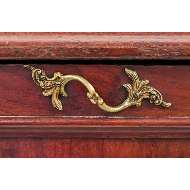 Antique Coal Box in Carved Mahogany, 1900 For Sale - Image 6 of 8