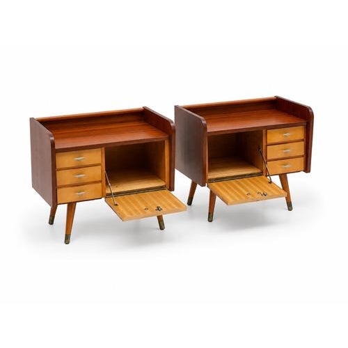 Nightstands in Teak, Set of 2 For Sale - Image 6 of 9