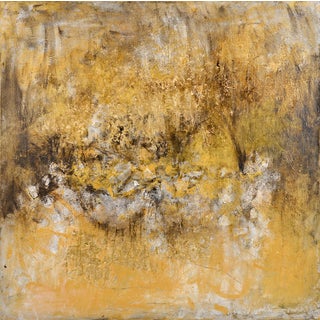 1990s Golden Whispers by Artist Yasmen For Sale