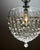 1920s Antique French Baccarat Crystal Pendant Chandelier - a Pair For Sale - Image 5 of 9