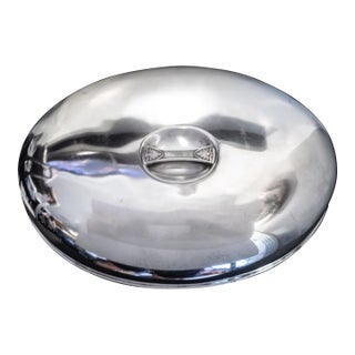 Large 1930s Silverplate Hotel Meat Dome Food Cloche Sheraton For Sale