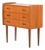Small Danish Teak Chest of Drawers, 1960s For Sale