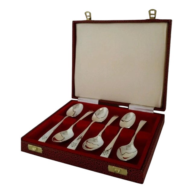 Sterling Silver Golfing Spoons, 1932, Set of 6 For Sale