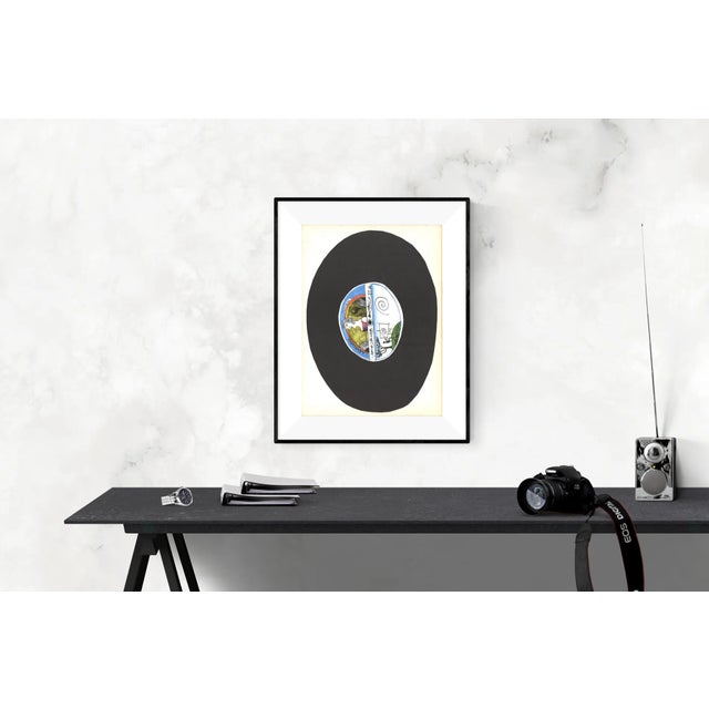 Contemporary 1966 Saul Steinberg 'Dlm No. 157 Cover' Modernism Black France Lithograph For Sale - Image 3 of 3