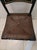 Antique Wood Black Color Chair Straw Seat With Painted Flower For Sale - Image 4 of 6