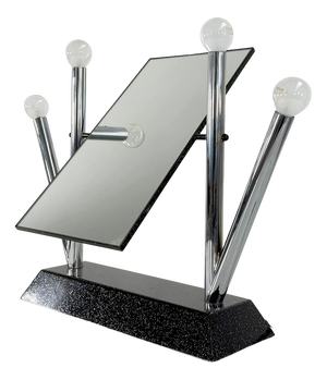 Yucca Table Mirror by Anna Anselmi for Bieffeplast, 1980s