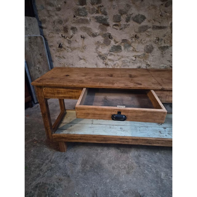 Antique French Draper's Table, 1920s For Sale - Image 18 of 18