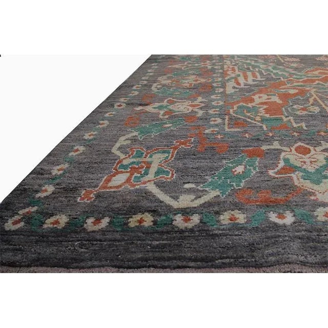 Handwoven Persian Sultanabad Area Rug 12’11” X 19’5″ For Sale - Image 4 of 13