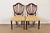 Baker Furniture Federal Carved Mahogany Shield Back Side Chairs or Dining Chairs, Pair For Sale - Image 13 of 13