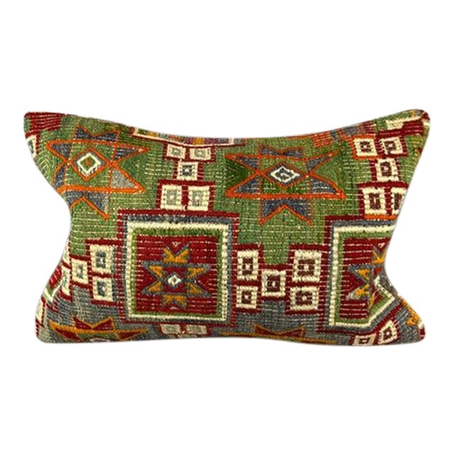 16 x 24 Kilim Pillow Turkish Ottoman Opulence Pillow Cushion Cover For Sale