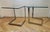 Mid-Century Glass and Chrome Cantilevere Side Tables from Gebra, 1980s, Set of 2 For Sale - Image 6 of 14