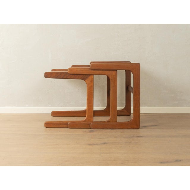Nesting Tables from Salin Nyborg, 1960s, Set of 3 For Sale - Image 6 of 7