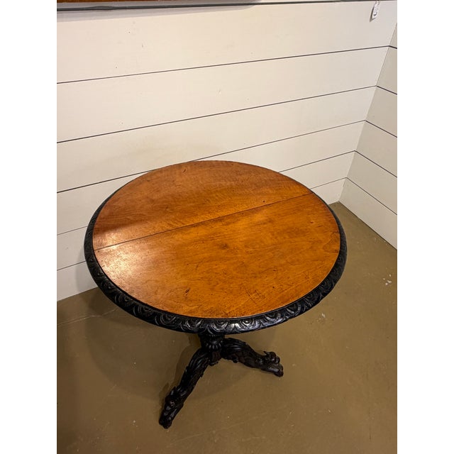 Black Forest Carved Night Stand For Sale - Image 4 of 7
