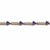 An elegant 14K yellow gold tennis bracelet featuring natural trillion-cut tanzanites accented by diamond-set links. The...
