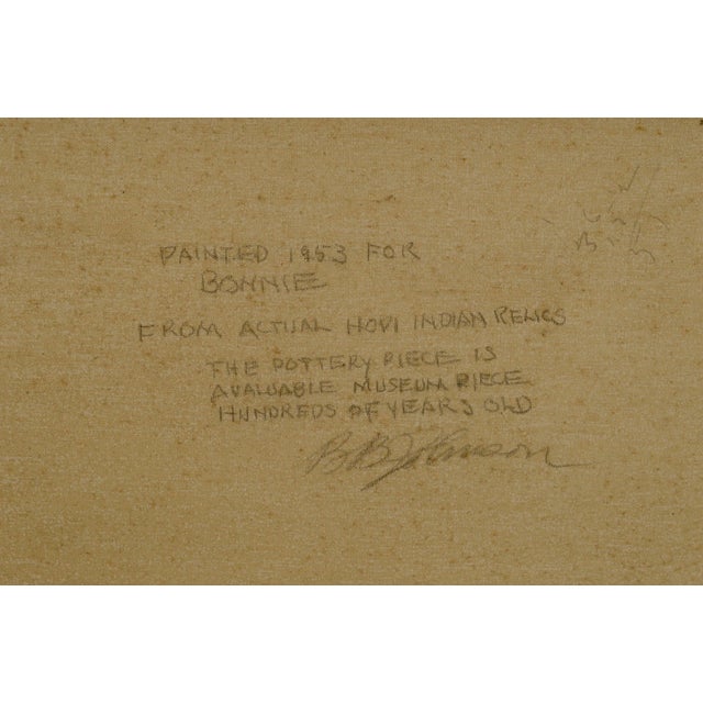 Mid Century Southwest Still Life -- Hopi Relics by Berl Johnson For Sale In Monterey, CA - Image 6 of 8