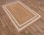 White Border Rectangle Jute Handmade Rug 6'x9' Ft. For Sale - Image 6 of 10