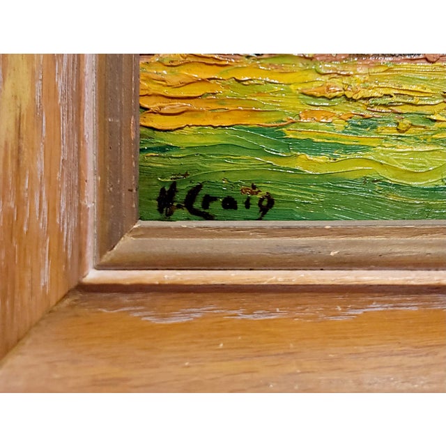 Wood Craig -Pasadena Plein Air Landscape-1910s Oil Painting California Impressionist -Oil Painting For Sale - Image 7 of 9