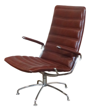SAS Series Lufthavnstol Lounge Chair by Jens Amundsen for Fritz Hansen / Copenhagen Airport, 1982