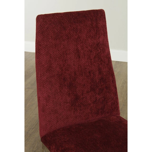 1970's Mid Century Modern Chrome Frame Upholstered Dining Chairs - Set of 4 For Sale - Image 11 of 13