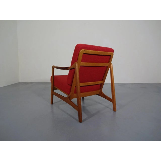 Wood Teak & Oak Model 117 Chair by Tove & Edvard Kindt-Larsen for France & Daverkosen, Denmark, 1950s For Sale - Image 7 of 18