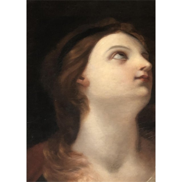 Mary Magdalene in Ecstasy, 1890s, Oil Painting on Canvas, Framed For Sale - Image 4 of 10