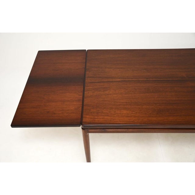 Wood Vintage Danish Dining Table and Chairs by Johannes Andersen for Christian Linneberg, 1960, Set of 7 For Sale - Image 7 of 17