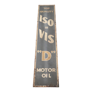 Hand Painted Marty Supreme Motor Oil Movie Prop Sign