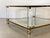 Brass and Acrylic Glass Coffee Table, 1970s For Sale - Image 4 of 9