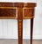 Antique Hepplewhite Inlaid Mahogany Expanding Half Moon Console Card Table For Sale - Image 13 of 15
