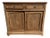 18th Century French Louis Philippe Solid Walnut Bleached Sideboard / Buffet. For Sale