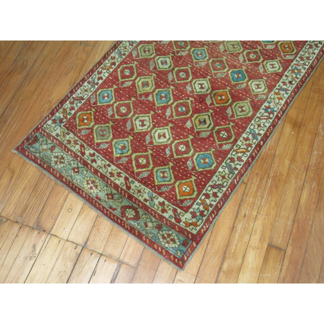 Late 19th Century Late 19th Century Turkish Runner, 2'3'' X 11'9'' For Sale In New York - Image 6 of 7