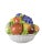 This Large Vintage Terra Cotta Glazed Della Robbia Woven Basket adorned with a luscious Fruit Assortment is a beautiful...