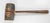 Late 19th Century 19th or 20th Century Rustic Primitive Folk Art Red and Blue Painted Wood Mallet For Sale - Image 5 of 10