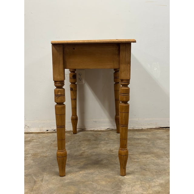19th Century English Pine Writing Desk For Sale In Naples, FL - Image 6 of 8