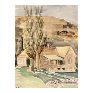 1947 Northwest Landscape by Matthews For Sale