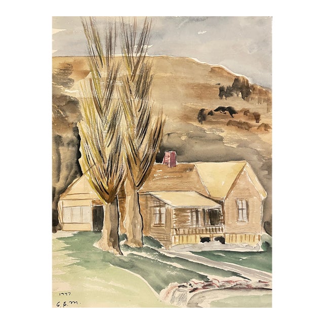 1947 Northwest Landscape by Matthews For Sale