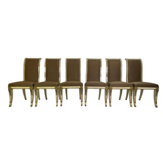 Mid-20th Century Directoire-Style Dining Chairs, Set of 6 For Sale