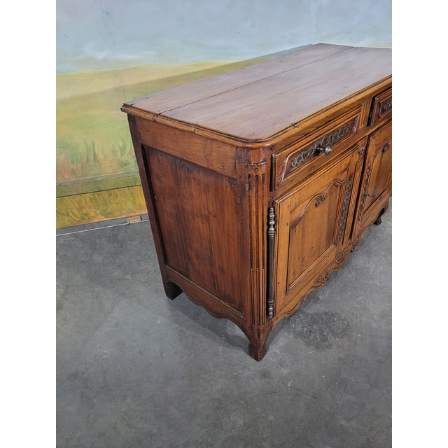Louis XV Buffet Bas in Walnut For Sale - Image 10 of 13