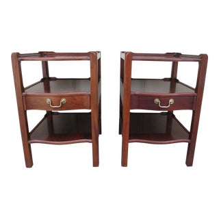 Baker Furniture Mahogany Nightstands For Sale