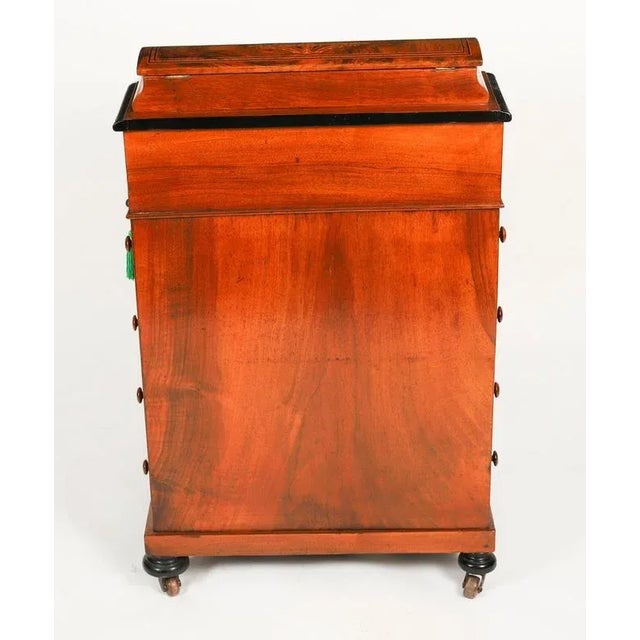 Antique Victorian Burr Walnut and Inlaid Davenport Desk, 1800s For Sale - Image 18 of 18